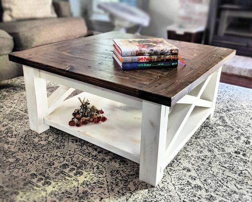 Trestle Coffee Table – Lamplit Creations